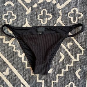 LA Hearts Black Bikini Bottom